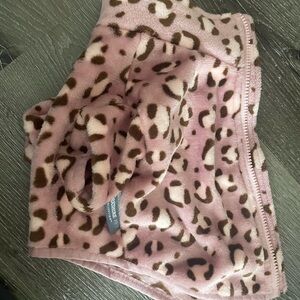 Leopard Print XS Fleece Dog Sweater